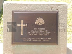 ROOKWOOD NECROPOLIS, SYDNEY - HOLMES, WILLIAM JAMES