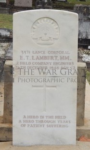 ROOKWOOD NECROPOLIS, SYDNEY - LAMBERT, EDWARD THOMAS