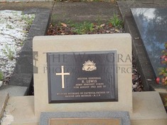 ROOKWOOD NECROPOLIS, SYDNEY - LEWIS, RAYMOND EDGAR