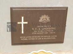 ROOKWOOD NECROPOLIS, SYDNEY - LINDEBERG, VICTOR CHRISTIAN ALEXANDER