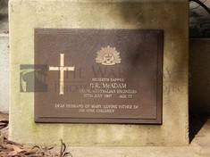 ROOKWOOD NECROPOLIS, SYDNEY - MCADAM, GEOFFREY ROBERT