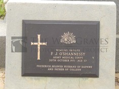 ROOKWOOD NECROPOLIS, SYDNEY - O'SHANNESSY, FREDERICK JOHN