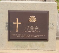ROOKWOOD NECROPOLIS, SYDNEY - PHILLIPS, JOHN JOSEPH