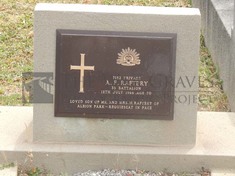 ROOKWOOD NECROPOLIS, SYDNEY - RAFTERY, ALLAN FRANCIS