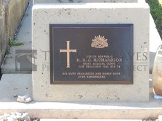 ROOKWOOD NECROPOLIS, SYDNEY - RICHARDSON, HAROLD ROBERT GERARD