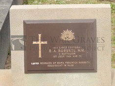 ROOKWOOD NECROPOLIS, SYDNEY - ROBERTS, EDWARD ARTHUR