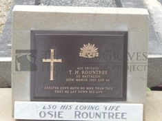 ROOKWOOD NECROPOLIS, SYDNEY - ROUNTREE, THOMAS HENRY