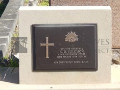 ROOKWOOD NECROPOLIS, SYDNEY - SOLOMON, KEVIN DAVID