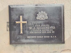 ROOKWOOD NECROPOLIS, SYDNEY - SUTHERLAND, WILLIAM JAMES