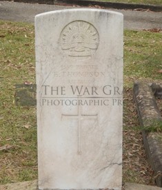 ROOKWOOD NECROPOLIS, SYDNEY - THOMPSON, EDWARD