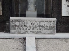ROOKWOOD NECROPOLIS, SYDNEY - THOMSON, WILLIAM CHARLES