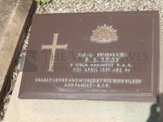 ROOKWOOD NECROPOLIS, SYDNEY - TROY, PERCY EVELYN