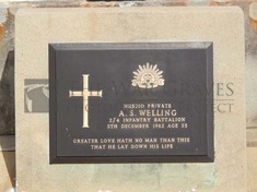 ROOKWOOD NECROPOLIS, SYDNEY - WELLING, ALFRED SYDNEY