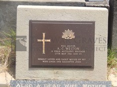 ROOKWOOD NECROPOLIS, SYDNEY - WESTON, ALFRED CHARLES