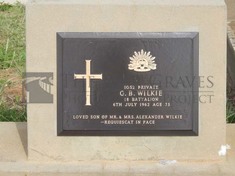 ROOKWOOD NECROPOLIS, SYDNEY - WILKIE, CARRINGTON WILLIAM BEDE