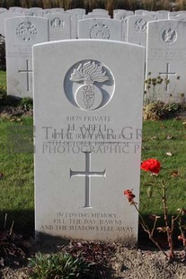 DADIZEELE NEW BRITISH CEMETERY - ABELL, HARRY
