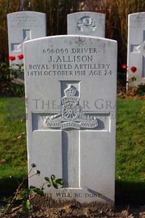 DADIZEELE NEW BRITISH CEMETERY - ALLISON, J
