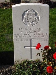 DADIZEELE NEW BRITISH CEMETERY - ASBURY, WALTER JOHN