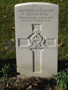 DADIZEELE NEW BRITISH CEMETERY - ASPDEN, FRED