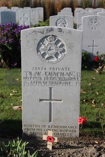 DADIZEELE NEW BRITISH CEMETERY - CHAPMAN, RICHARD WALTER
