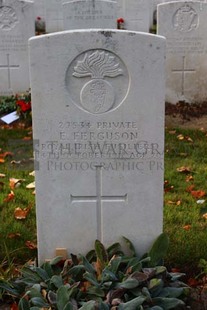 DADIZEELE NEW BRITISH CEMETERY - FERGUSON, E
