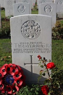 DADIZEELE NEW BRITISH CEMETERY - GALLAGHER, T