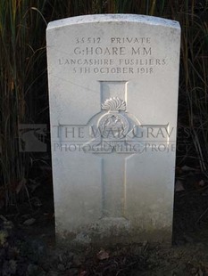 DADIZEELE NEW BRITISH CEMETERY - HOARE, G
