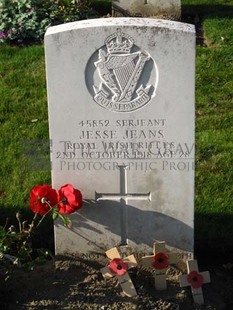 DADIZEELE NEW BRITISH CEMETERY - JEANS, JESSE