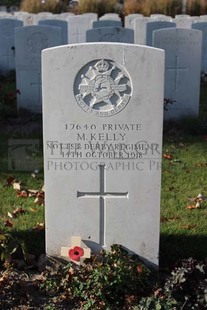 DADIZEELE NEW BRITISH CEMETERY - KELLY, M