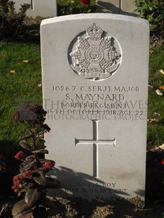 DADIZEELE NEW BRITISH CEMETERY - MAYNARD, STANLEY
