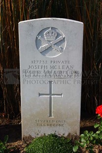 DADIZEELE NEW BRITISH CEMETERY - McLEAN, D