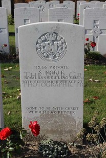DADIZEELE NEW BRITISH CEMETERY - NOBLE, S