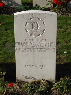 DADIZEELE NEW BRITISH CEMETERY - PERCY, WILLIAM McCLURE