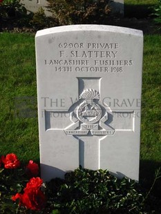 DADIZEELE NEW BRITISH CEMETERY - SLATTERY, F