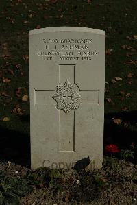 Croisilles British Cemetery - Ashman, H T