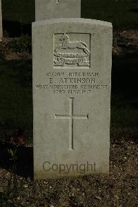 Croisilles British Cemetery - Atkinson, E