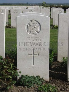 MONT HUON MILITARY CEMETERY, LE TREPORT - ADLER, EDGAR CYRIL
