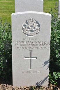 MONT HUON MILITARY CEMETERY, LE TREPORT - ALDRIDGE, HAROLD
