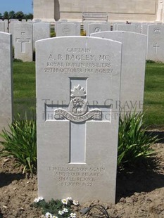 MONT HUON MILITARY CEMETERY, LE TREPORT - BAGLEY, ARTHUR BRACTON