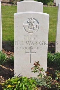 MONT HUON MILITARY CEMETERY, LE TREPORT - BAILEY, REUBEN