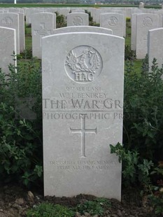 MONT HUON MILITARY CEMETERY, LE TREPORT - BENDREY, W J