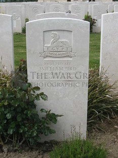 MONT HUON MILITARY CEMETERY, LE TREPORT - BIRD, WILLIAM