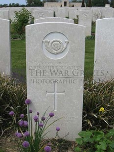 MONT HUON MILITARY CEMETERY, LE TREPORT - BLACKBURN, JAMES ARTHUR