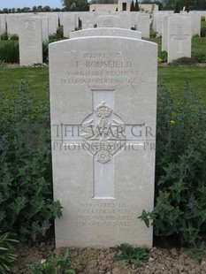 MONT HUON MILITARY CEMETERY, LE TREPORT - BOUSFIELD, THOMAS