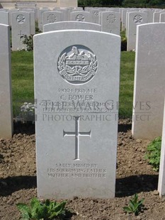 MONT HUON MILITARY CEMETERY, LE TREPORT - BOWER, C