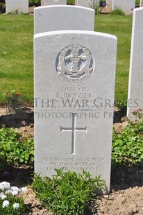 MONT HUON MILITARY CEMETERY, LE TREPORT - BRAZIER, EDWARD