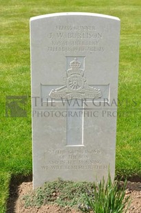 MONT HUON MILITARY CEMETERY, LE TREPORT - BURLISON, JOSEPH WILLIAM