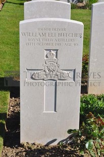 MONT HUON MILITARY CEMETERY, LE TREPORT - BUTCHER, WILLIAM ELI