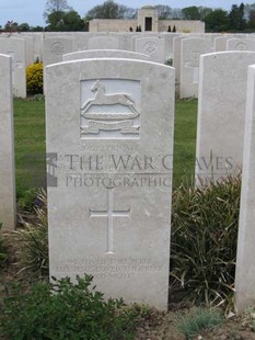 MONT HUON MILITARY CEMETERY, LE TREPORT - CANNON, WILLIAM FREDERICK