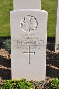 MONT HUON MILITARY CEMETERY, LE TREPORT - CARDINAL, B